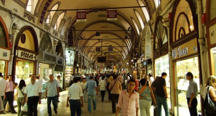 Grand bazar d'Istanbul, or
