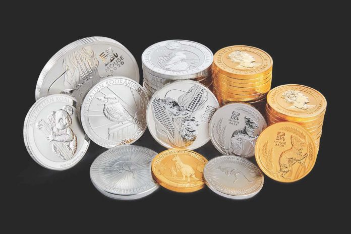 pièces d'or et d'argent de la Perth Mint