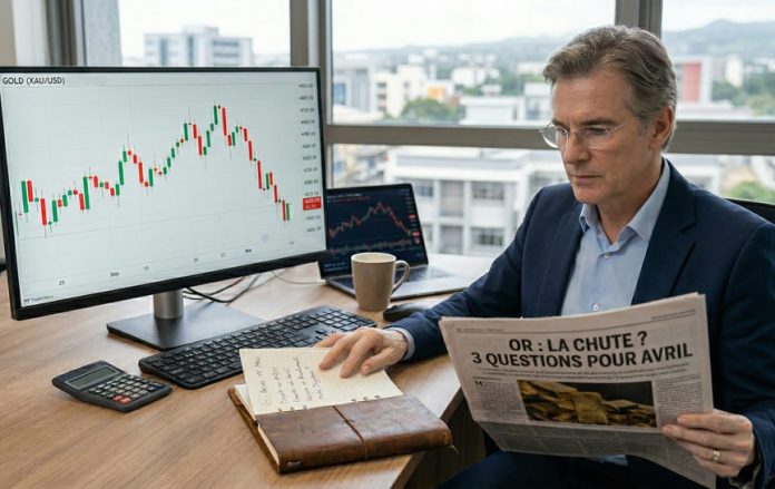 chute de l'or - 3 question a poser en avril 2026