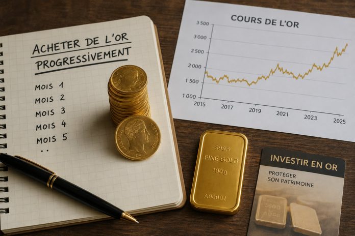 acheter de l'or progressivment